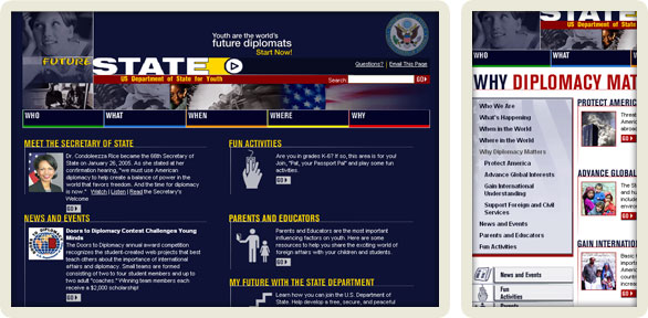 U.S. State Department — Future State screenshot